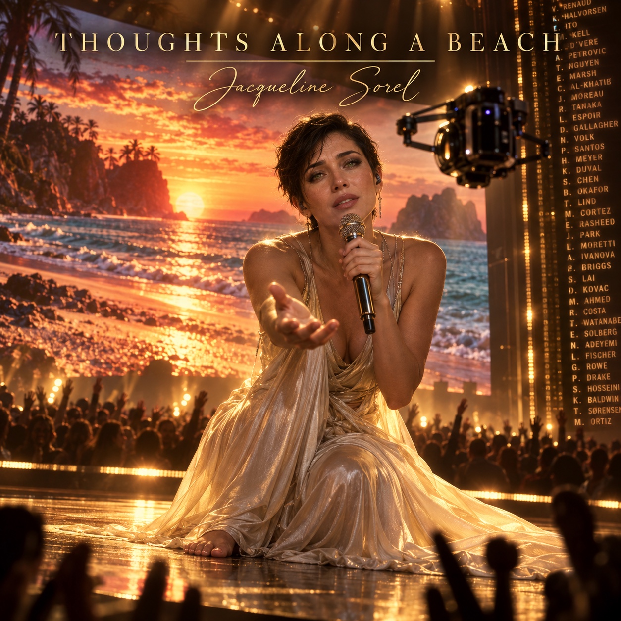 Thoughts along a beach artwork