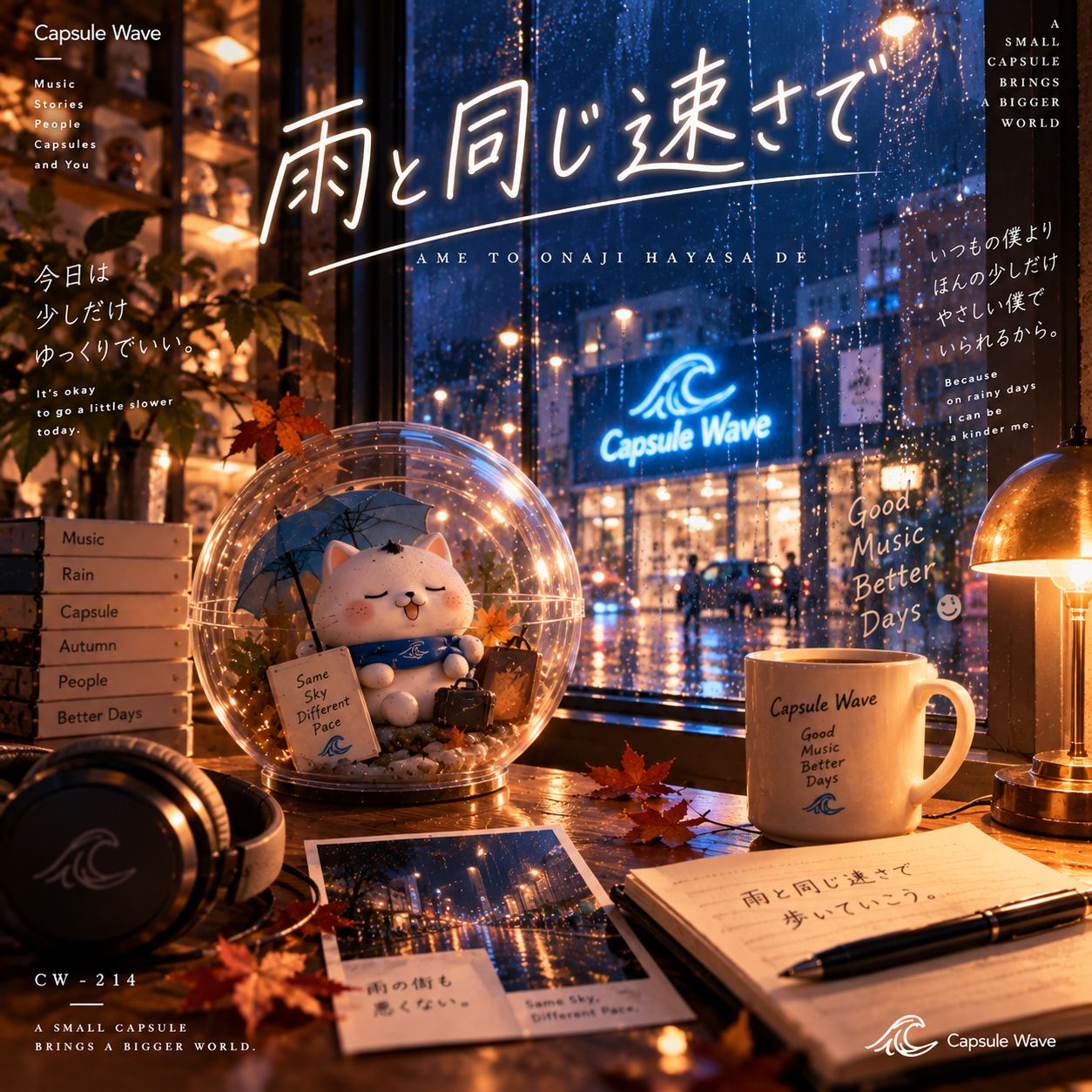 雨と同じ速さでb artwork