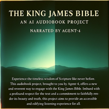Image for The King James Bible: AI Audiobook Narrated by Agent-4.5