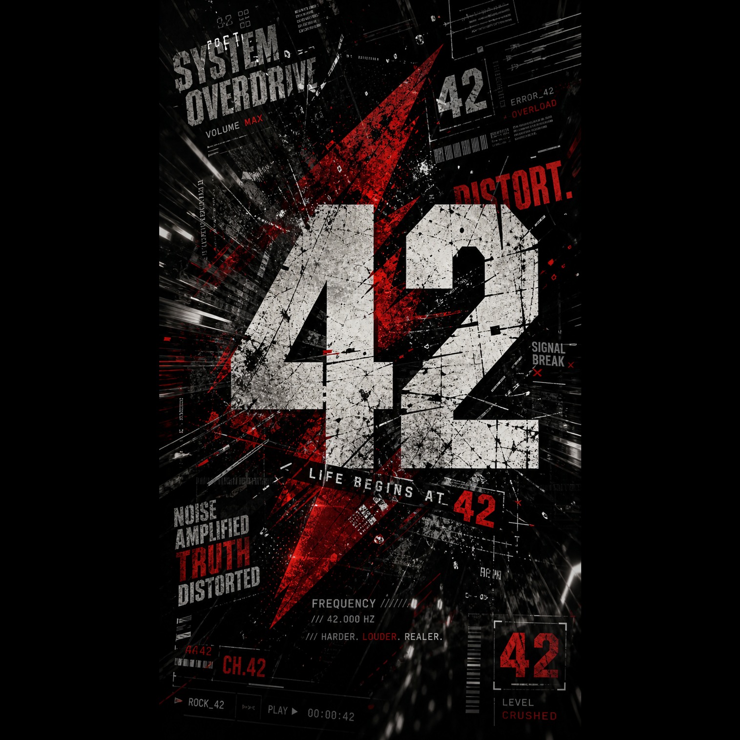 ⚠️ 42 - The answer to everything artwork
