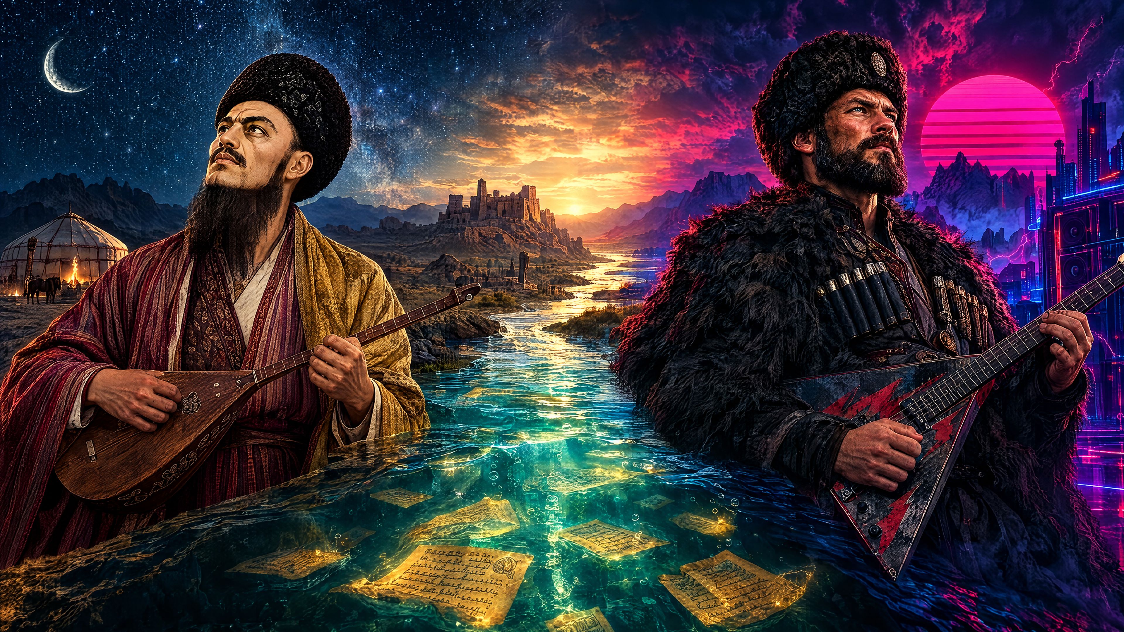 «Два пророка» (Туркмено-казацкий шифр) artwork