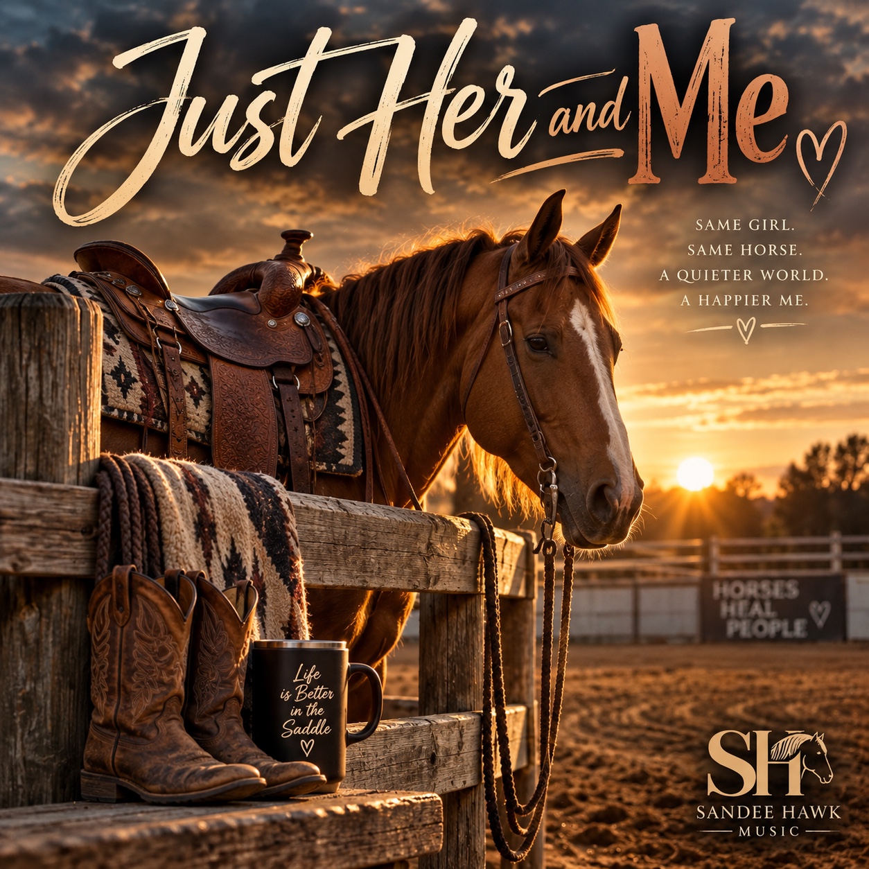 JUST HER AND ME artwork