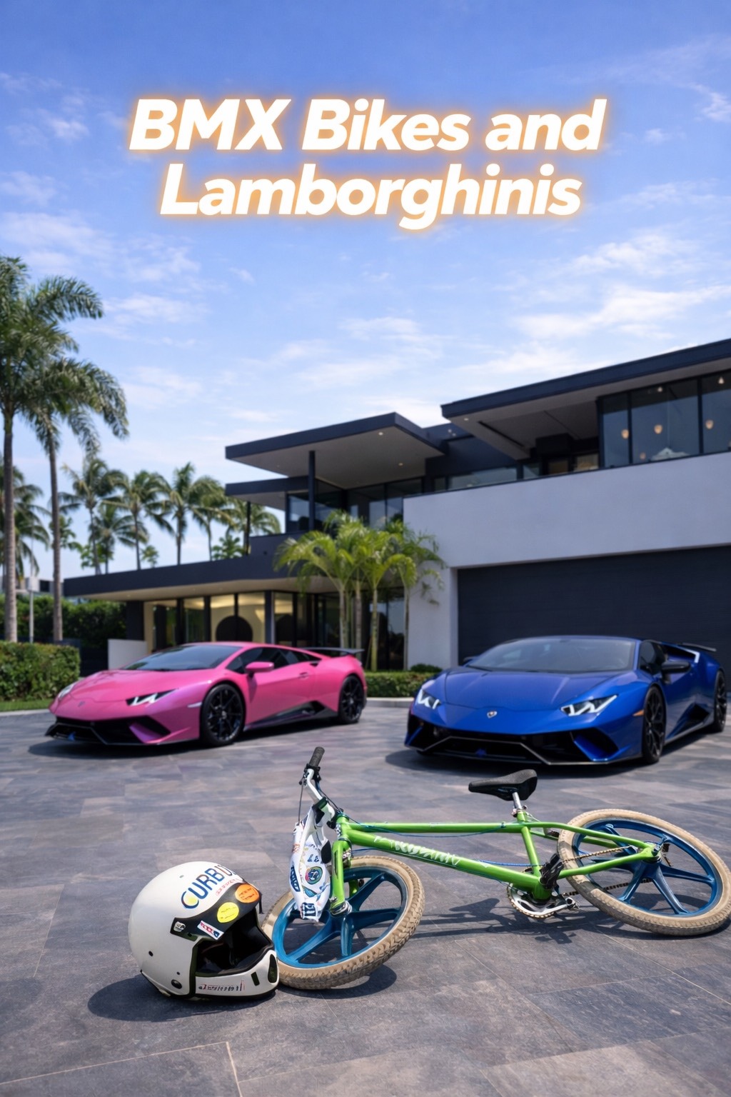 BMX Bikes and Lamborghinis (Punk Rock) v5 artwork