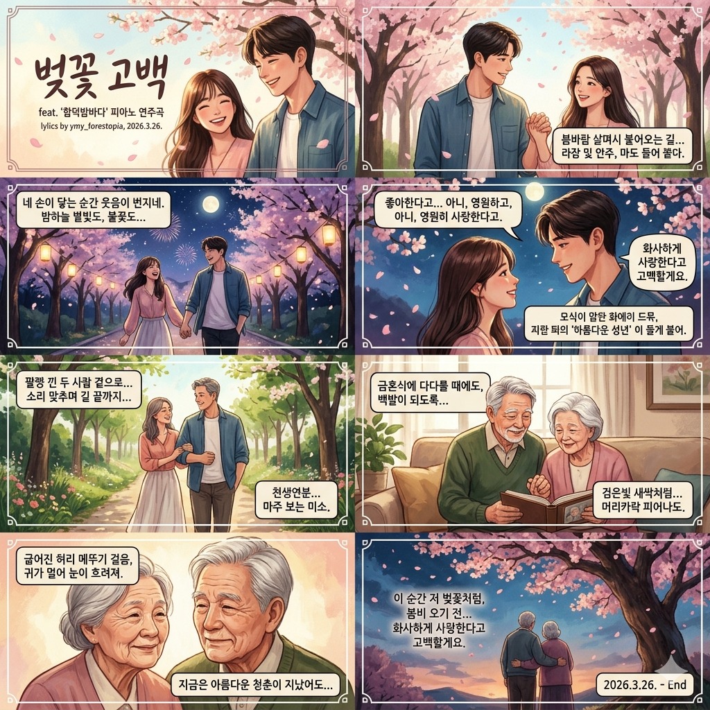 Voice image for 벚꽃고백 (feat my original "함덕밤바다" 피아노 HumOn 연주곡)