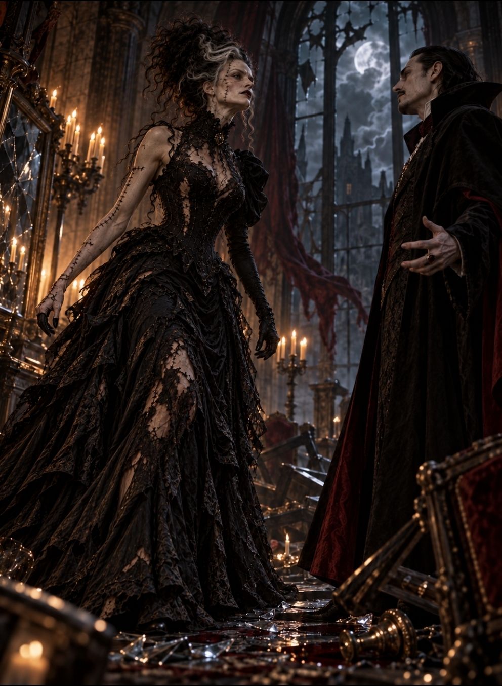 The Bride vs. Dracula artwork