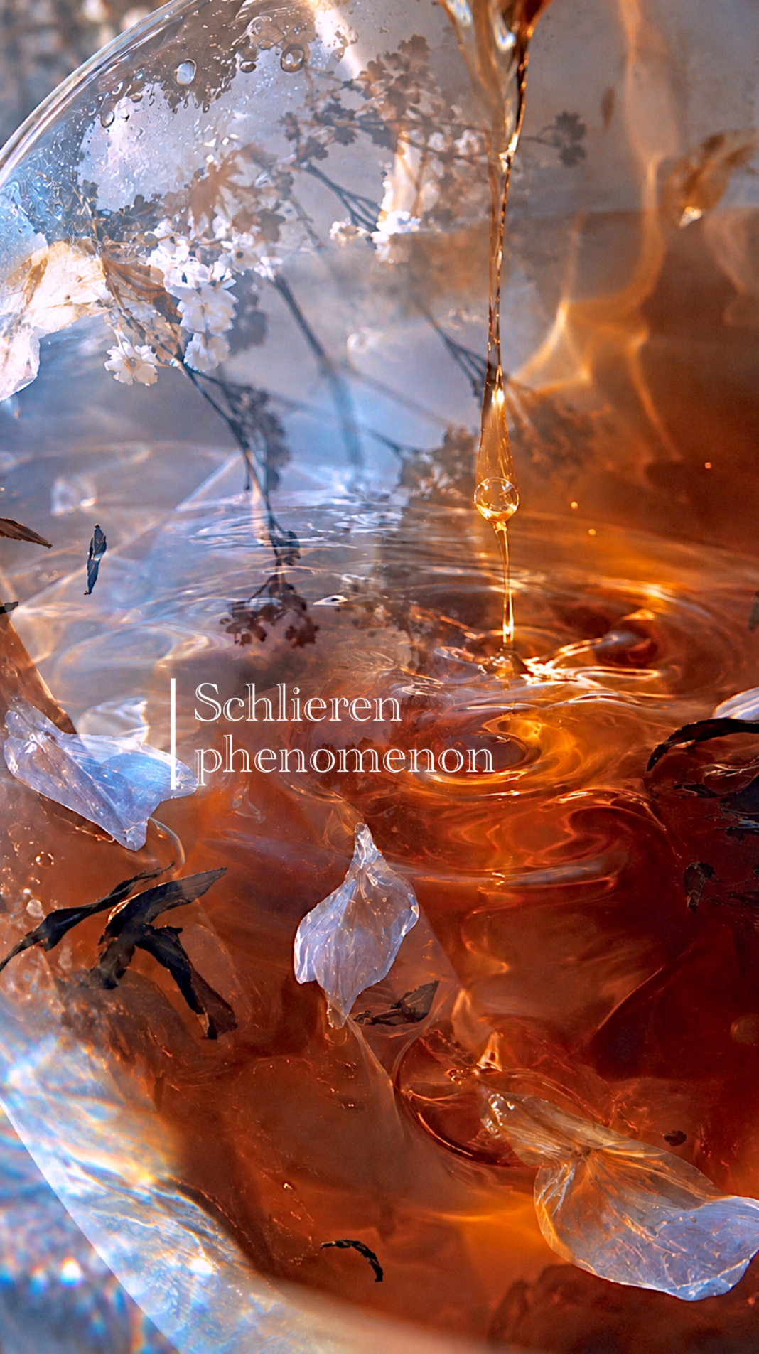 Schlieren phenomenon artwork