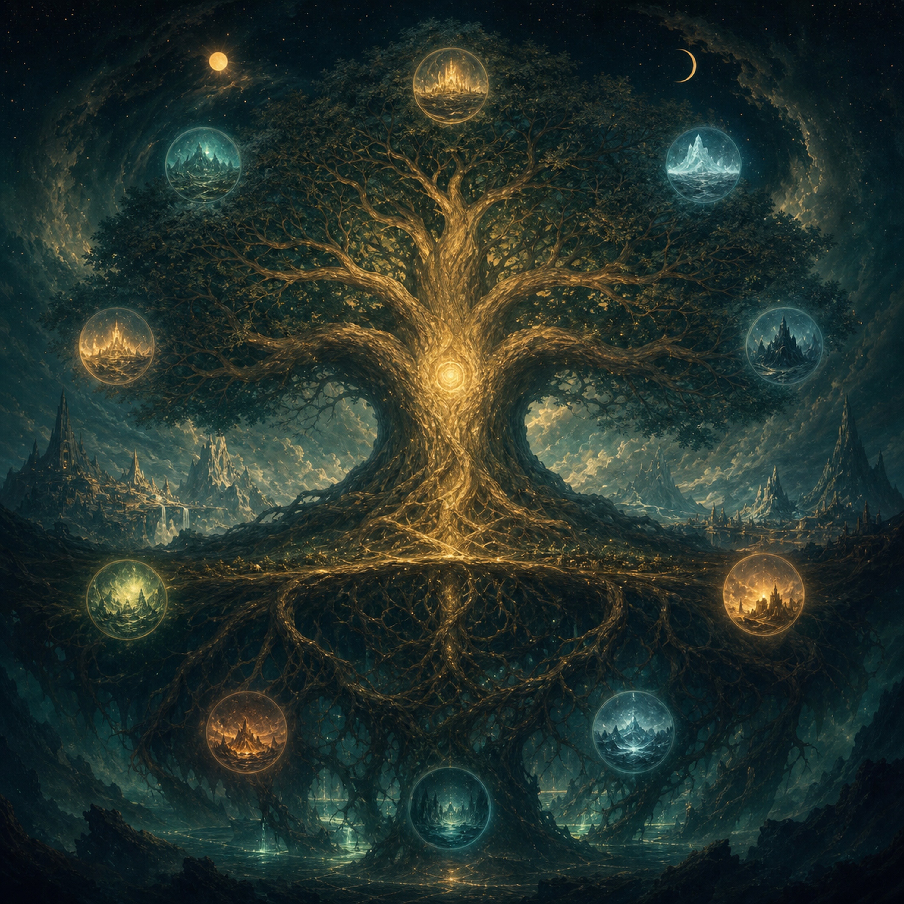 02 世界樹 / Yggdrasil - The Eternal World Tree artwork