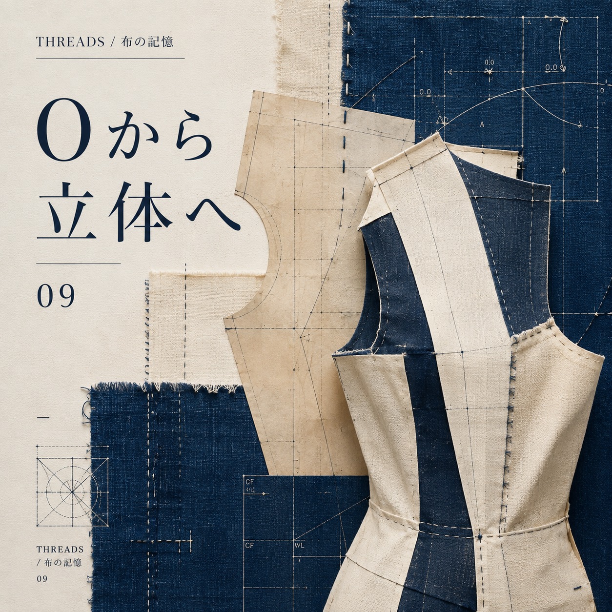 09_0から立体へ #ぬのきおく1 artwork