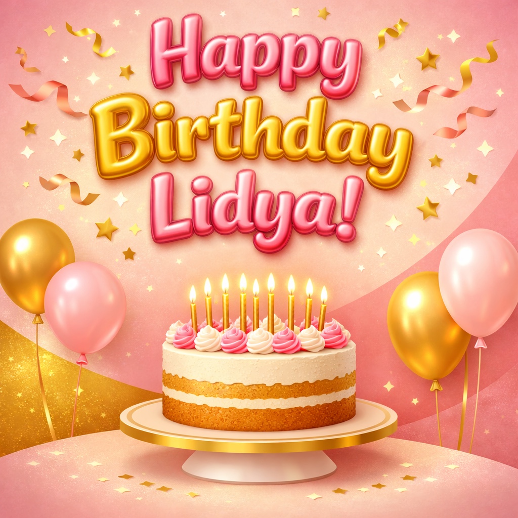Happy Birthday Lidya!