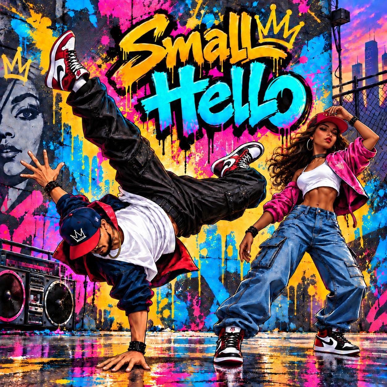 Small Hello artwork
