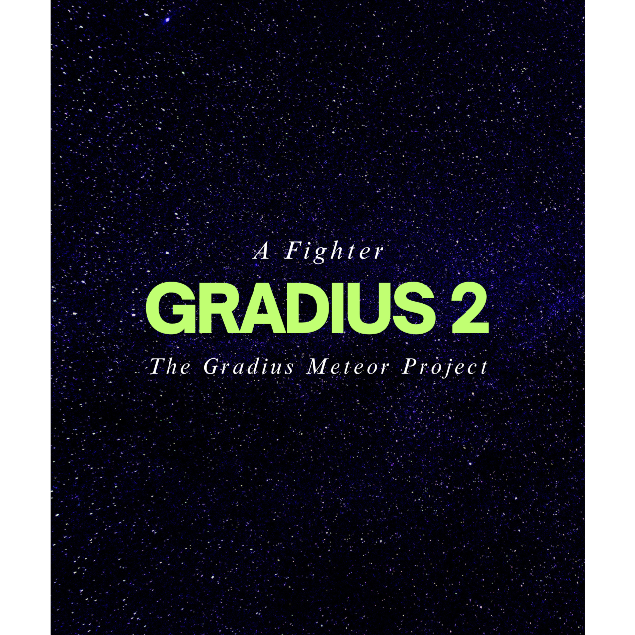 A Fighter (Boss Battle Theme) - The Gradius 2 Meteor Project artwork