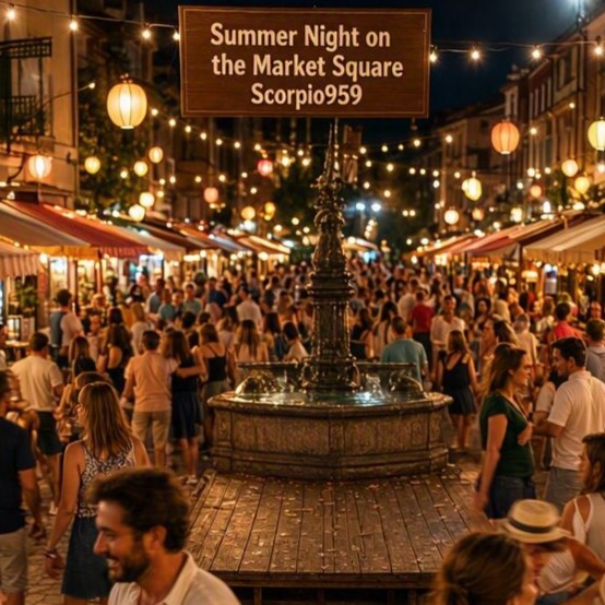 Summer Night on the Market artwork