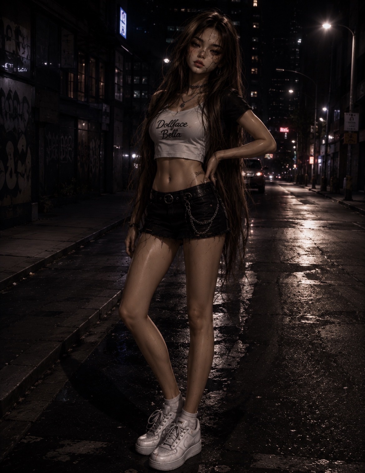 Dollface bella| F.I.N.E artwork