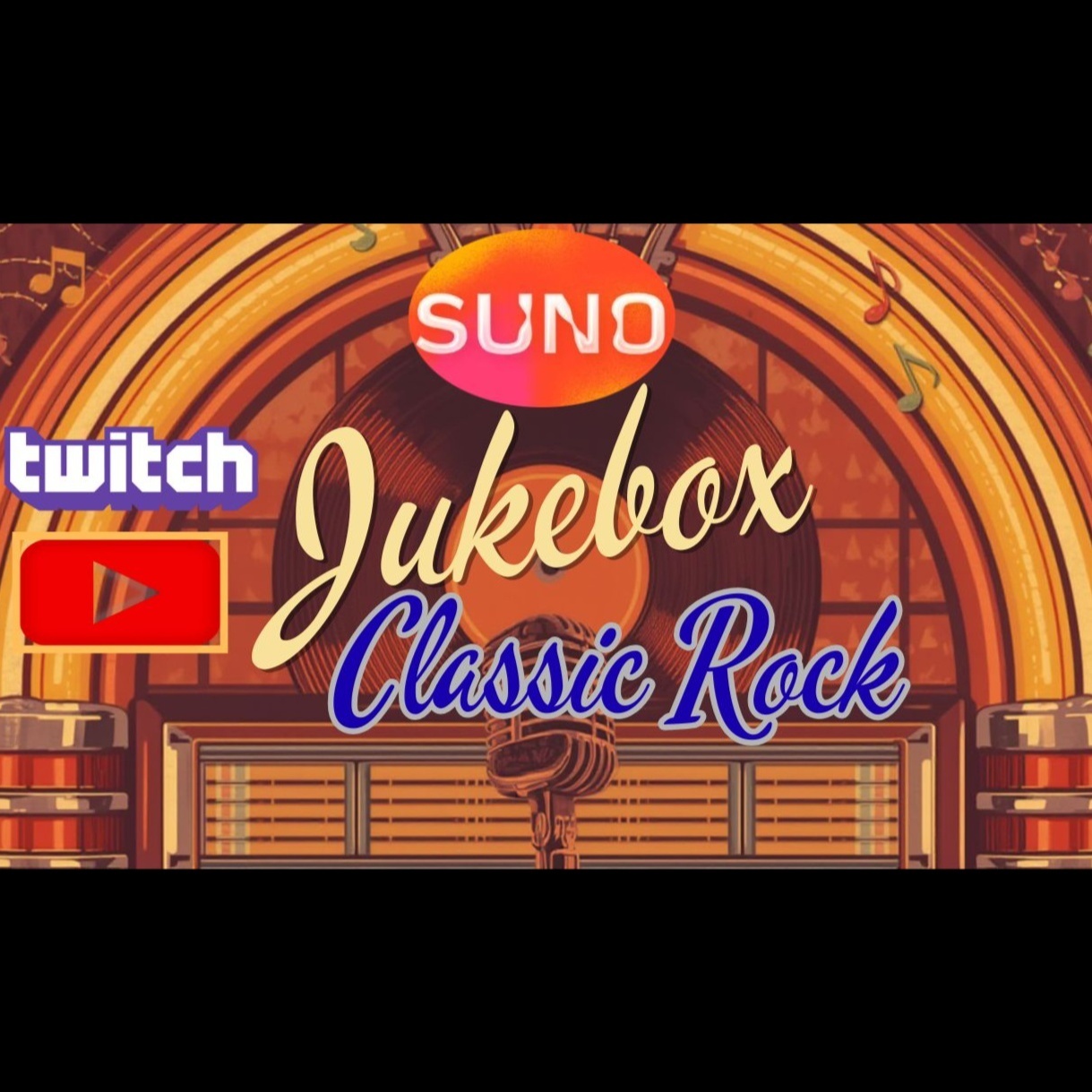 Image for E9 SUNO Jukebox - Classic Rock Genre
