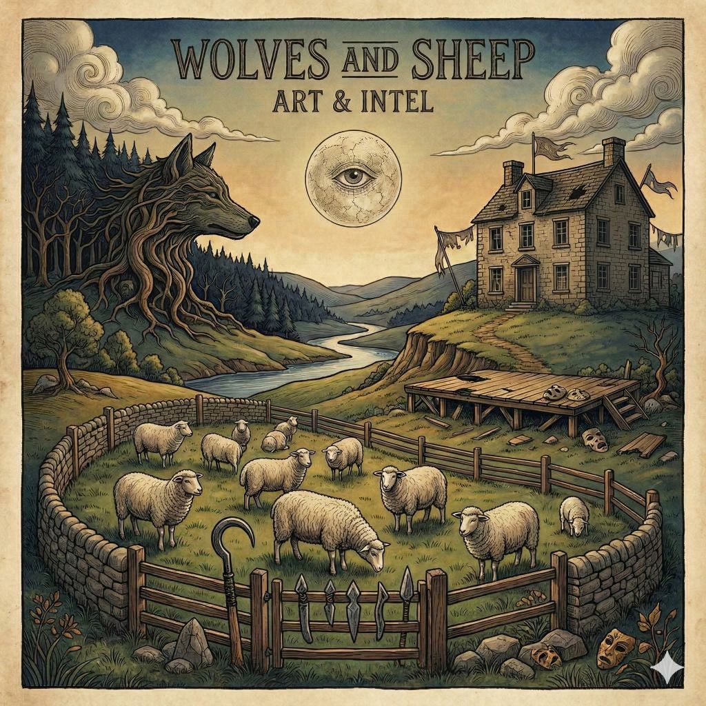 Wolves and Sheep artwork