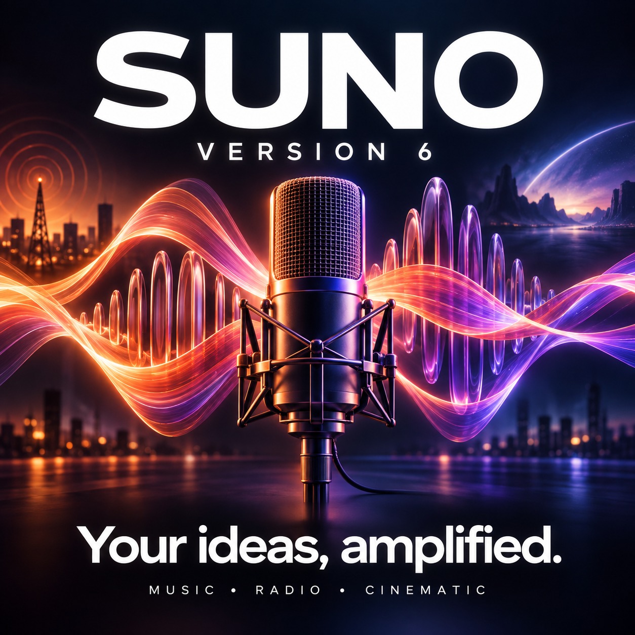 Your Ideas Amplified Commercial artwork
