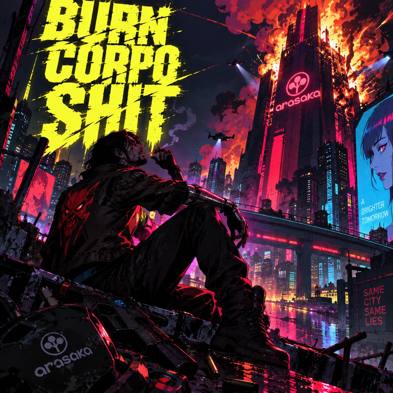 BURN CORPO SHIT artwork