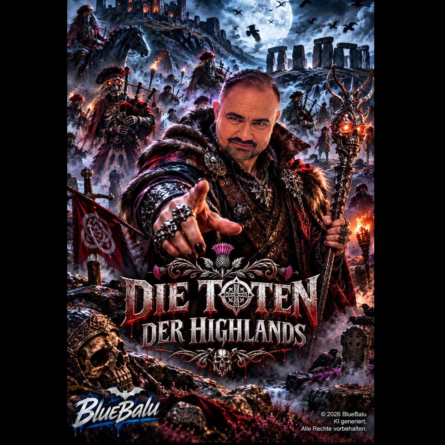 Cover zu Die Toten der Highlands von Blue Balu