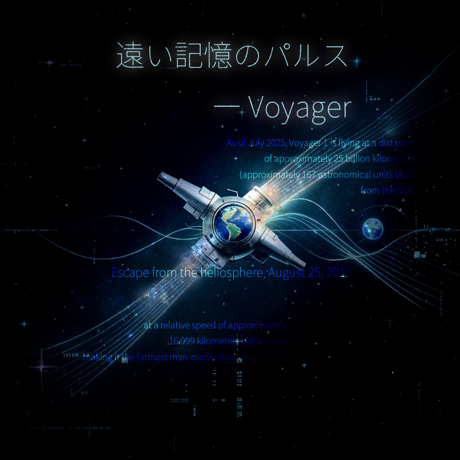遠い記憶のパルス — Voyager artwork