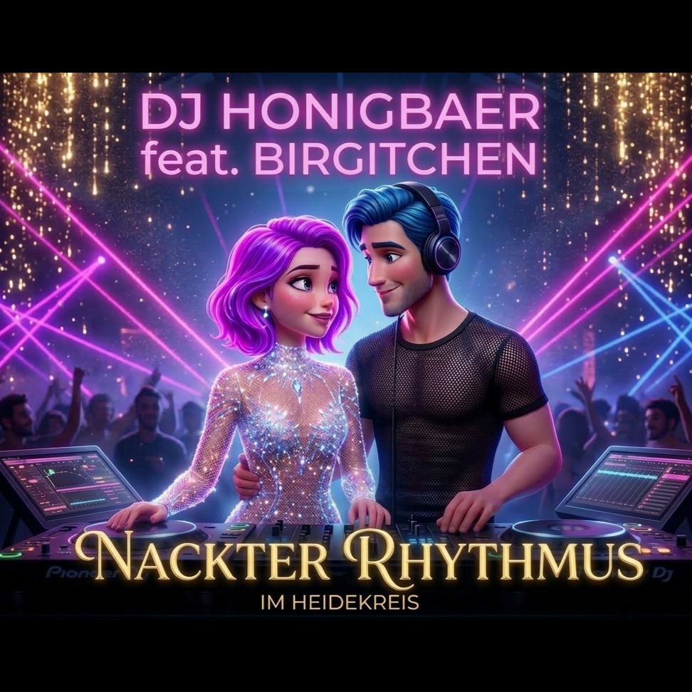 DJ Honigbaer feat. Birgitchen - Nackter Rhythmus im Heidekreis (Hands Up Remix) artwork