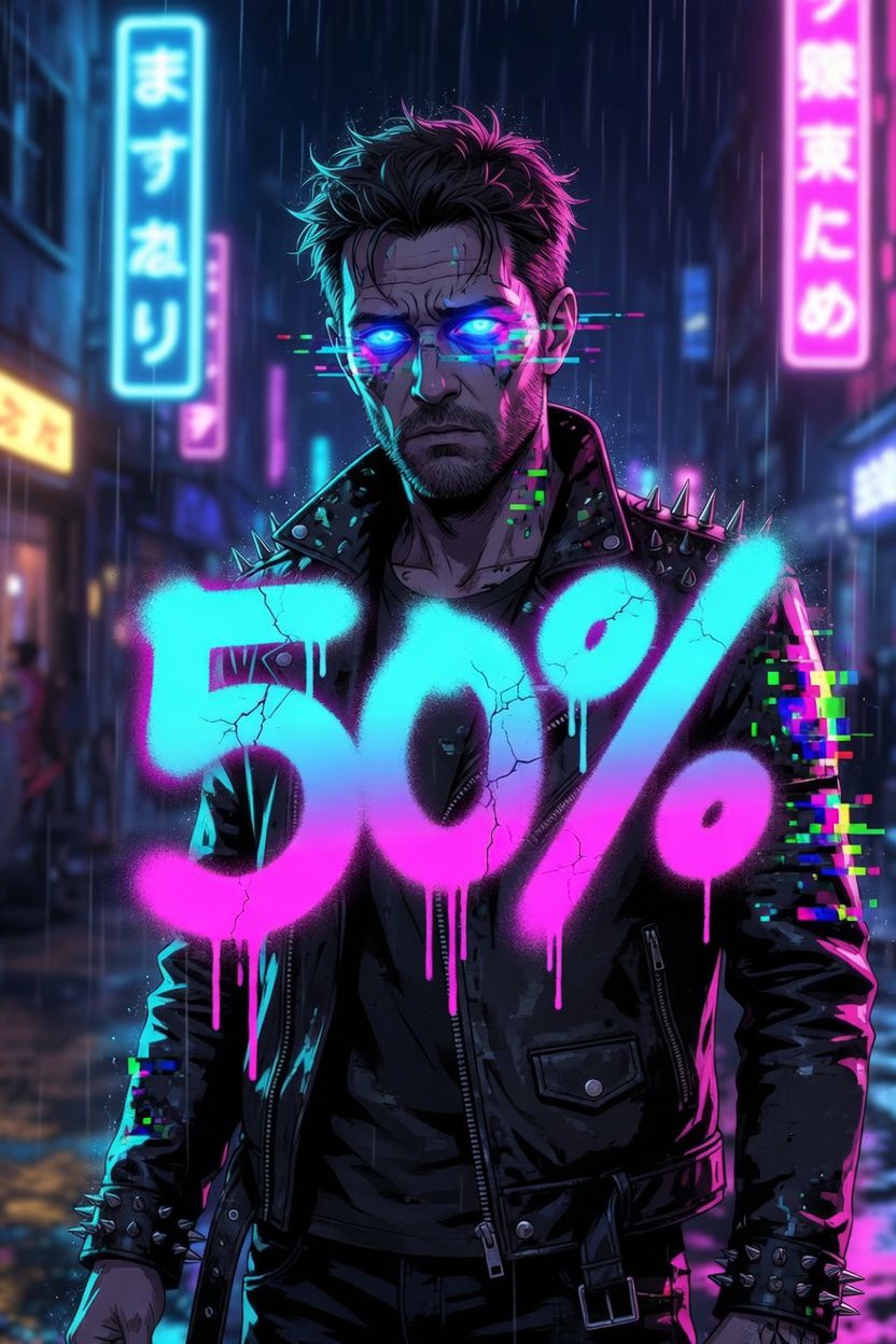 50% artwork