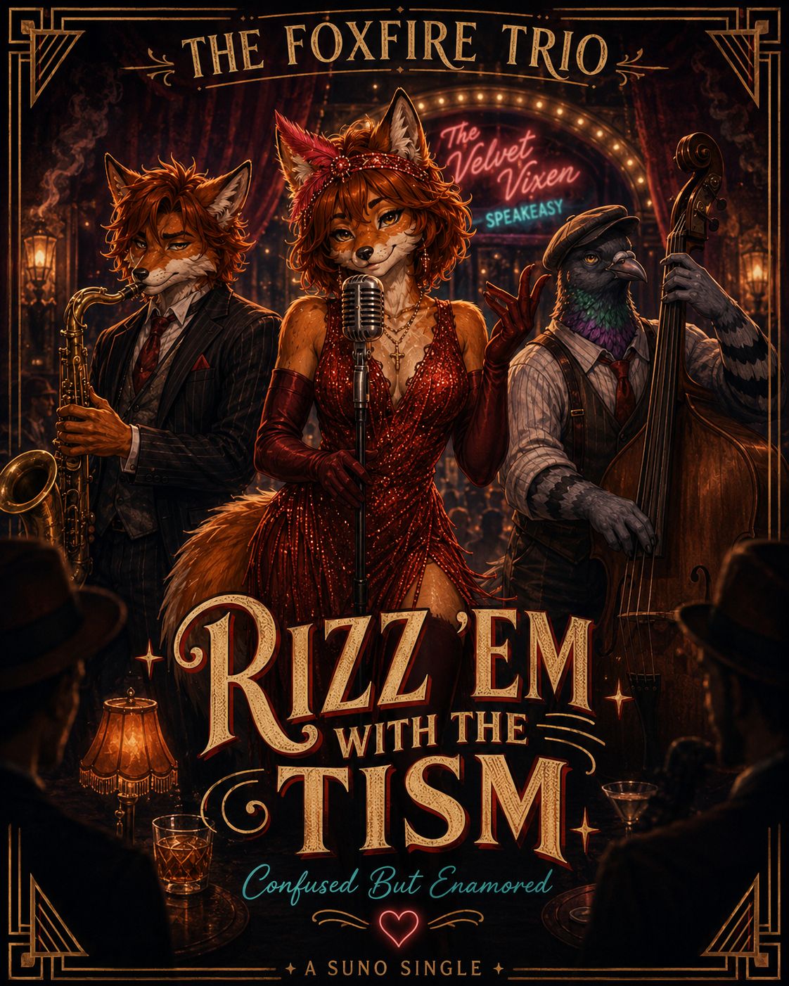Rizz 'Em With The Tism (The Foxfire Trio) (Remastered) (Remix) artwork