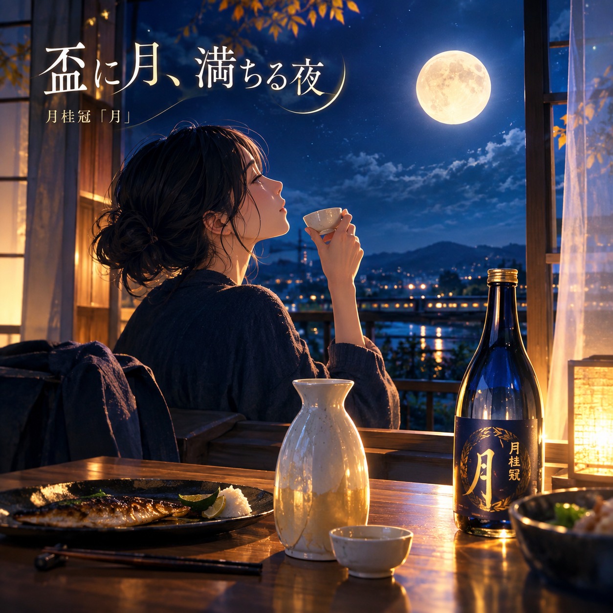 盃に月、満ちる夜 artwork