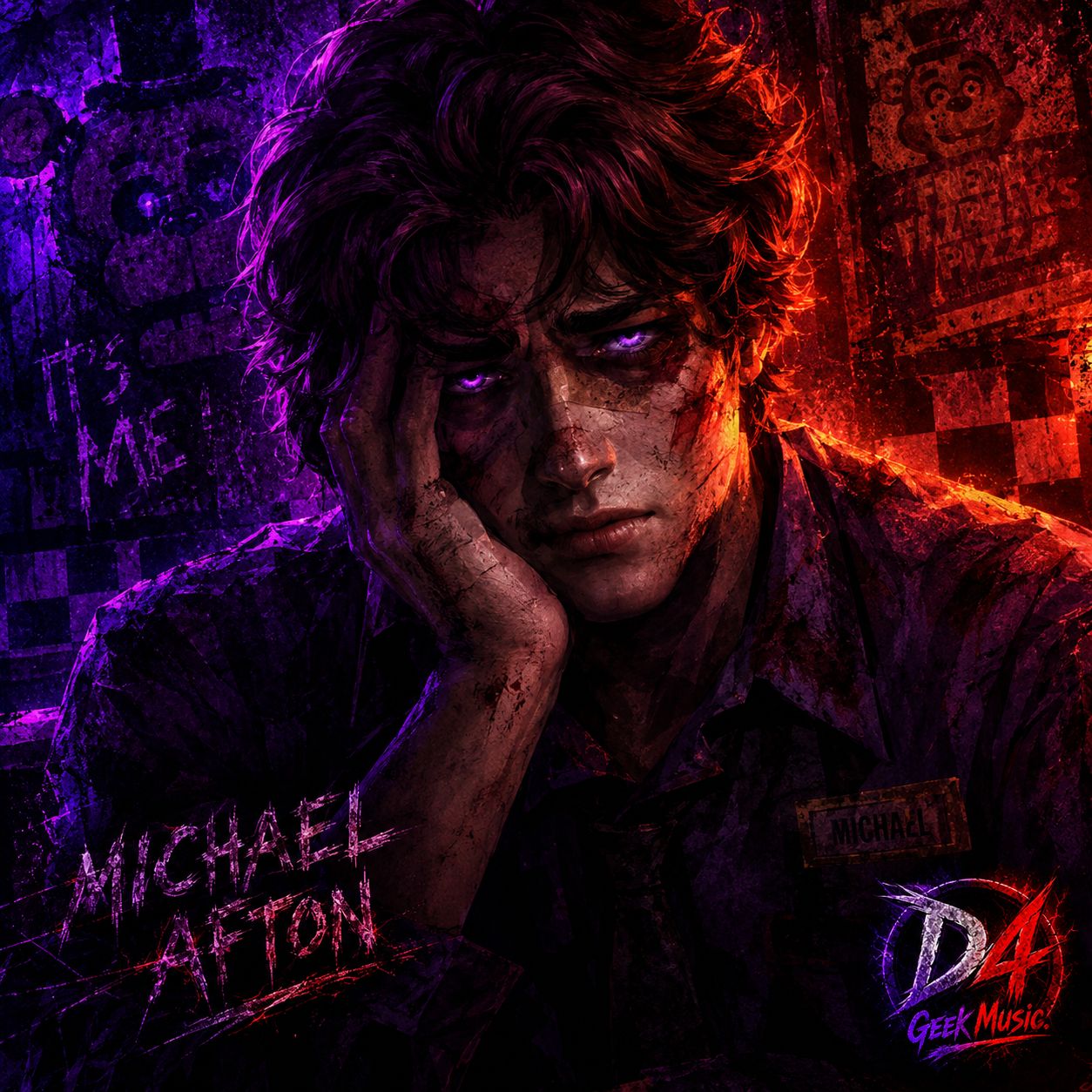 Michael Afton (FNAF) - Dead Inside | D4vid artwork