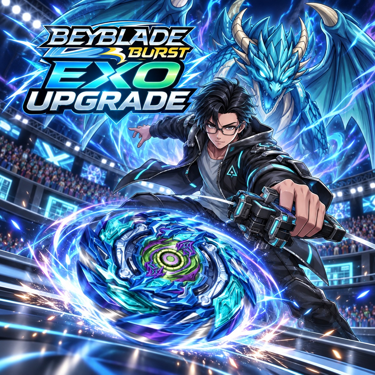 Beyblade Burst Exo Upgrade (Cover in French) artwork