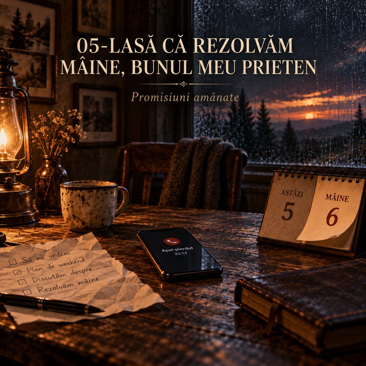 CD 05-LASĂ CĂ REZOLVĂM MÂINE, BUNUL MEU PRIETEN - Promisiuni amânate artwork
