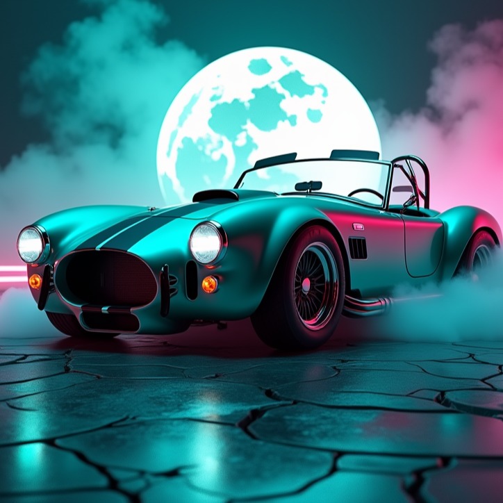 Shelby Cobra 427 artwork