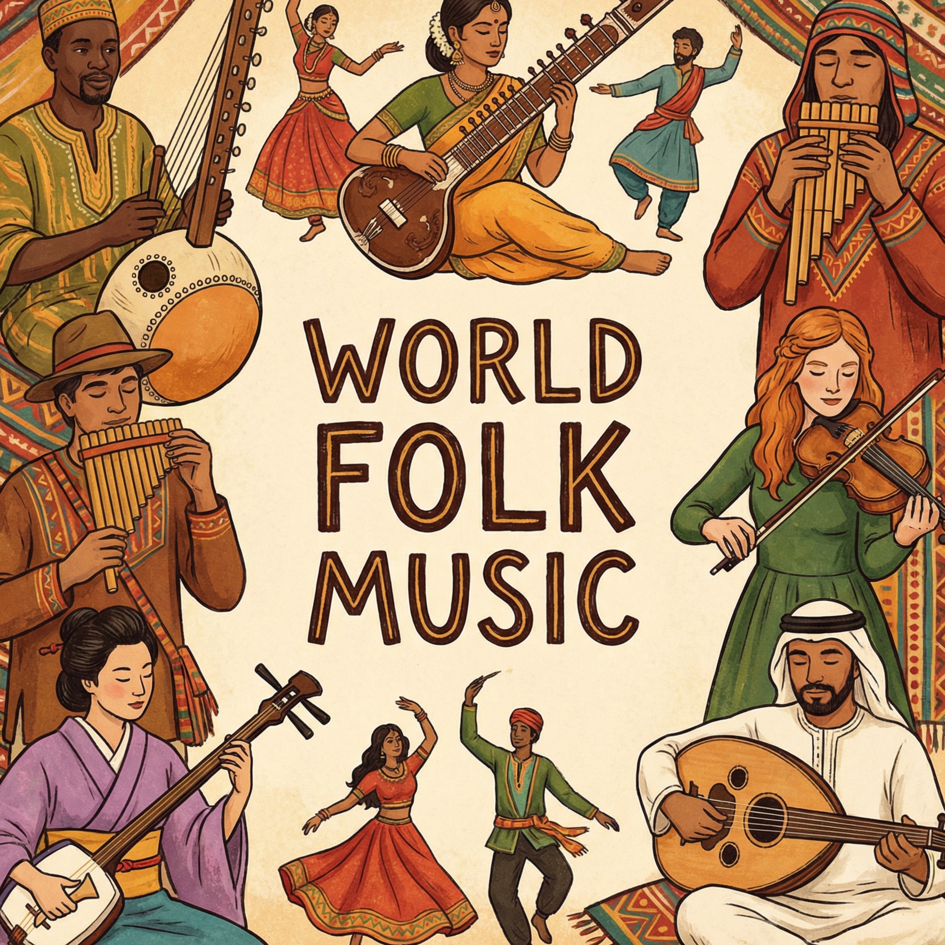 Image for World Folk Music