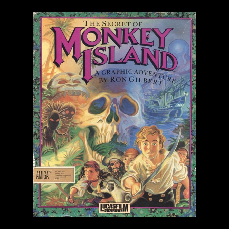 The Secret of Monkey Island (Amiga game music cover) artwork