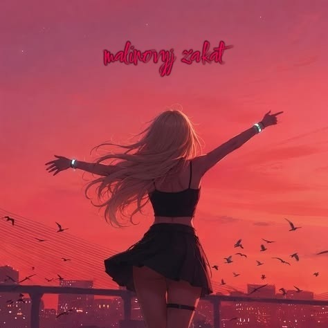Малиновый закат artwork