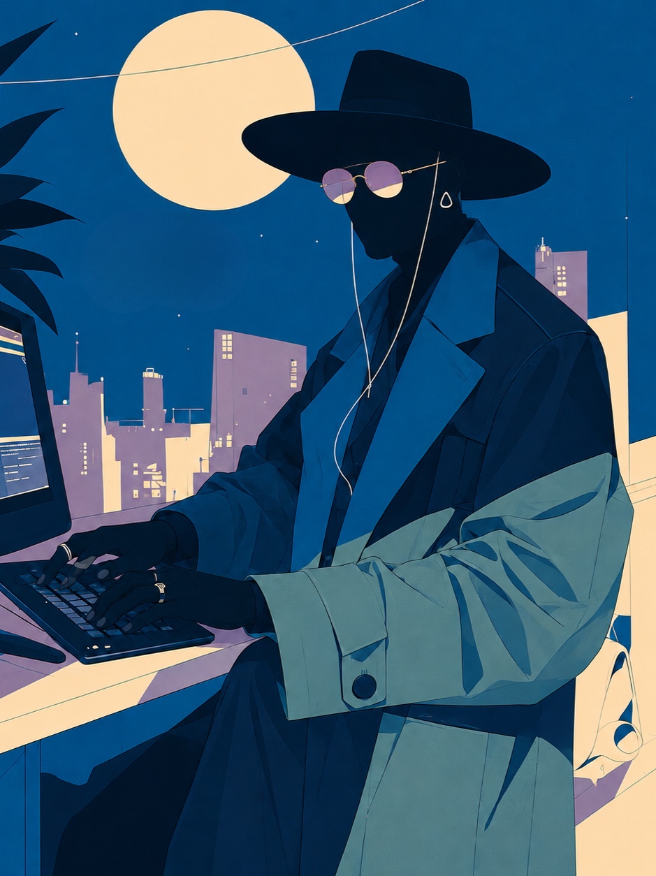 Midnight Typing artwork