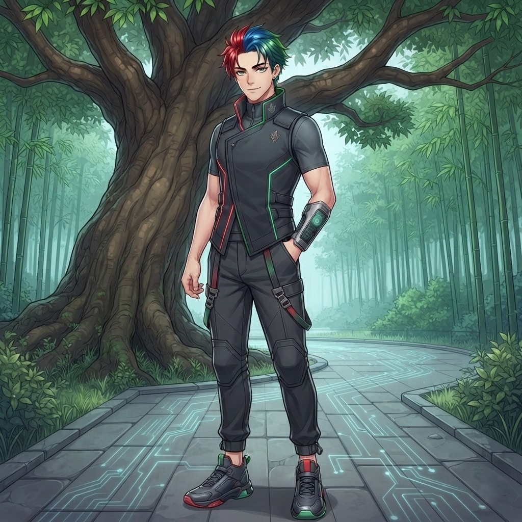Slaren Tricolor Hair Man (Cover 3) artwork