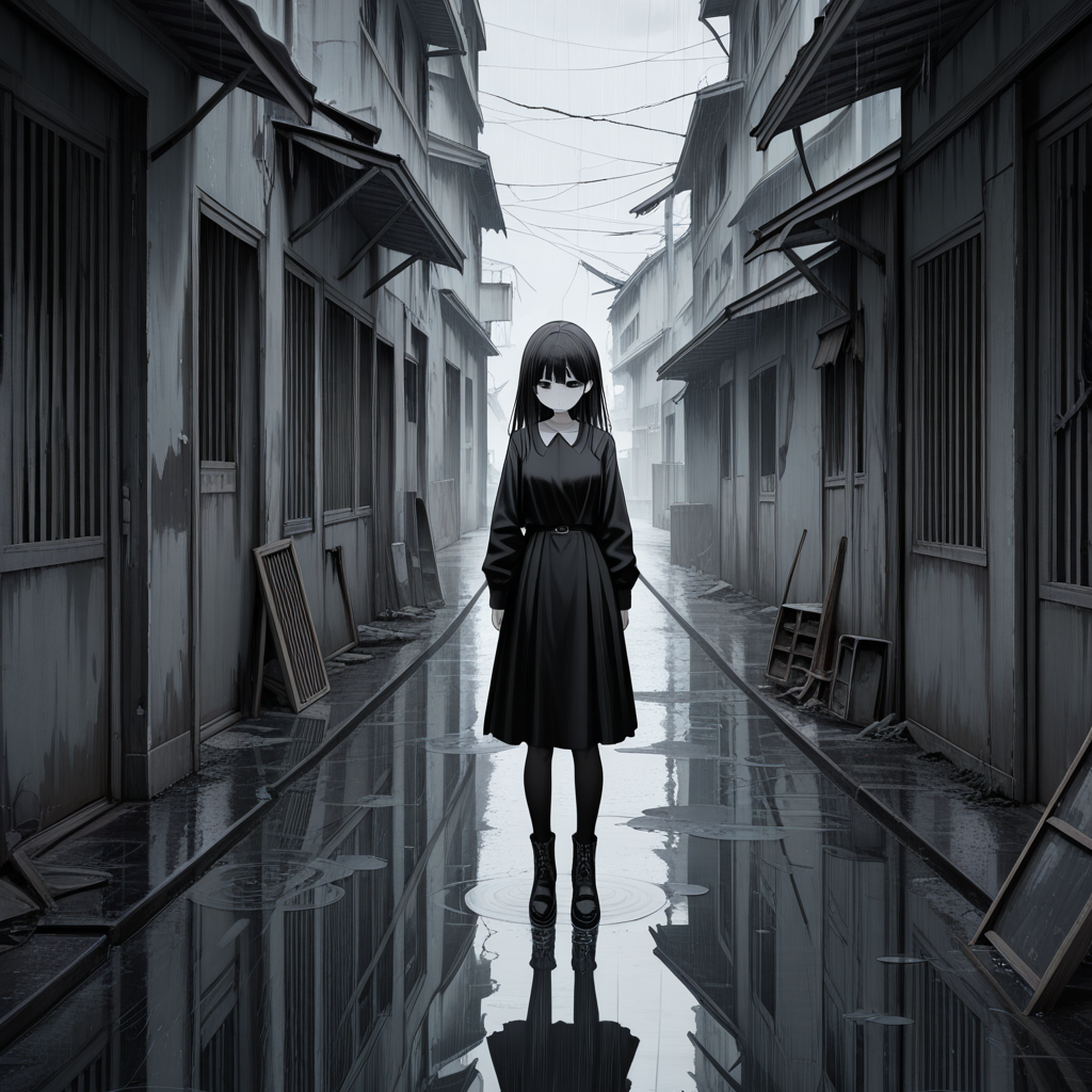 足跡のない街で artwork