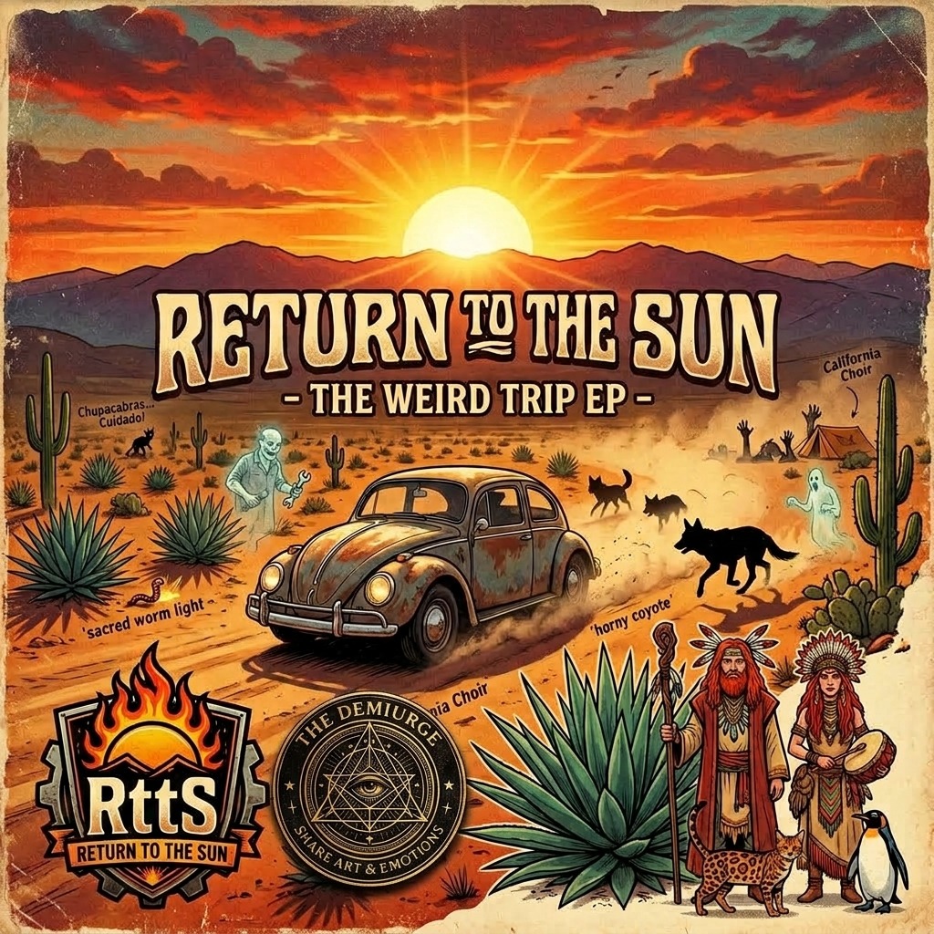 "RETURN TO THE SUN" (The Demiurge 🥦) artwork