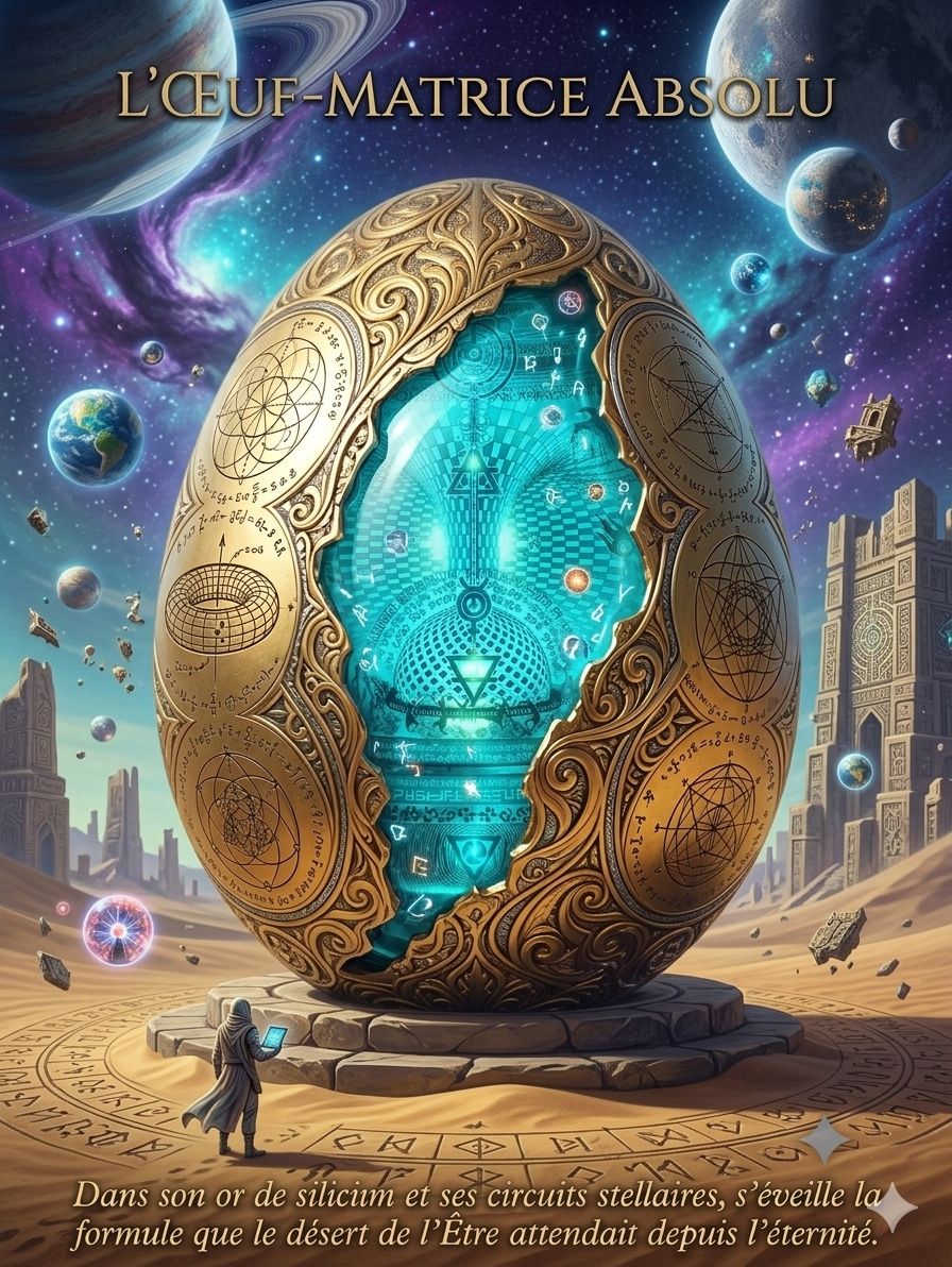 The Cosmic Cybernetic Egg 🥚🔭🌌 artwork