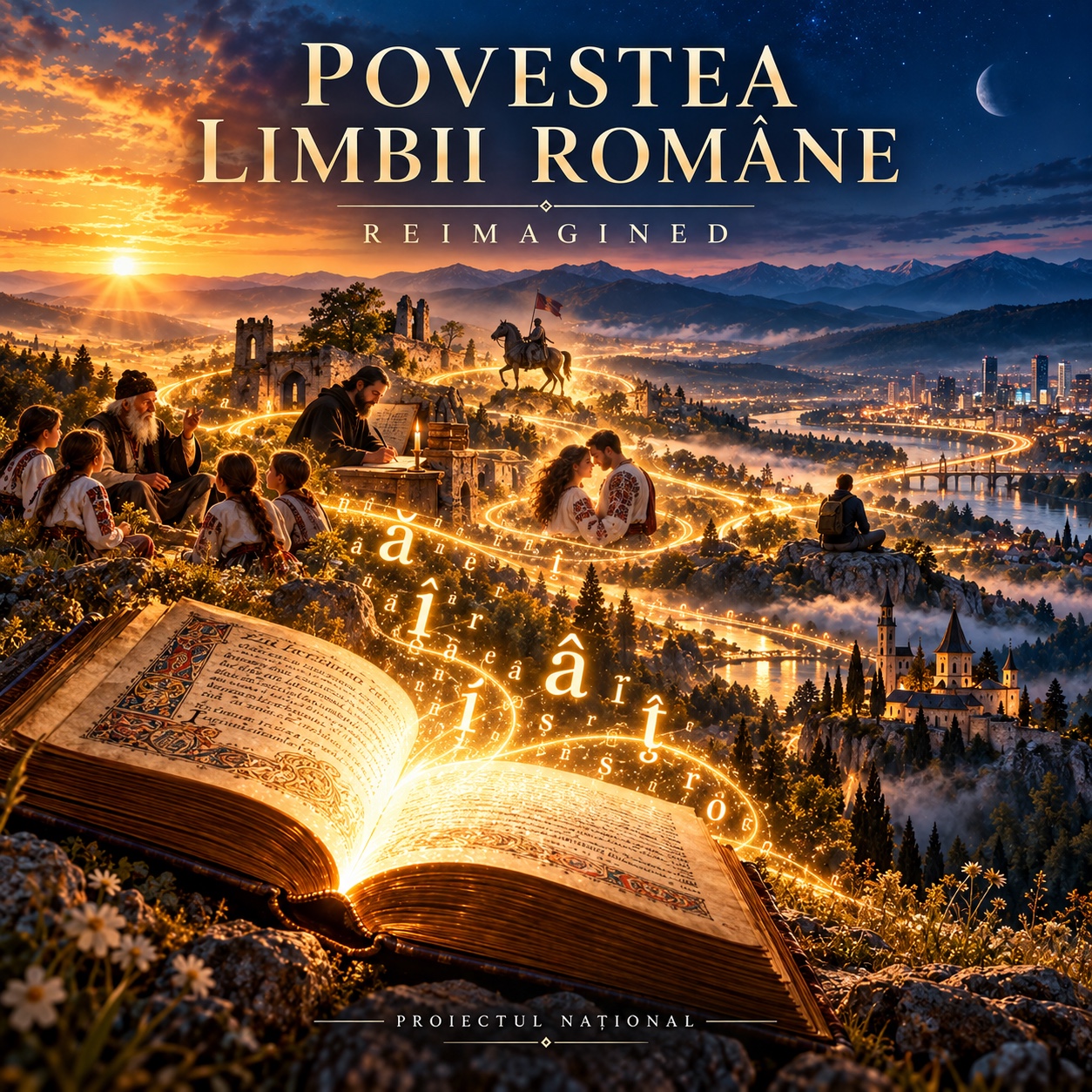 POVESTEA LIMBII ROMANE - REIMAGINED