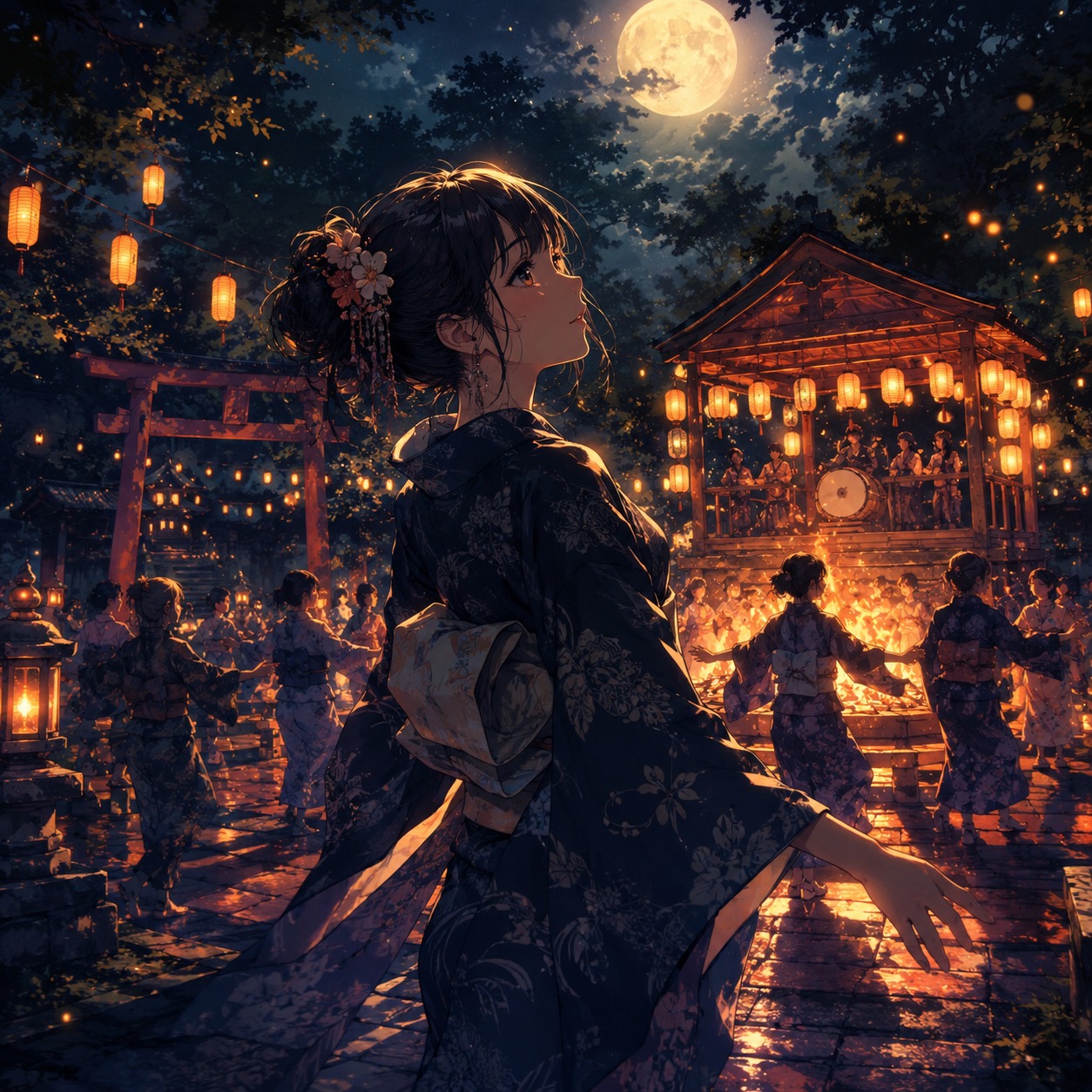 輪ノ宵 (Ring of Summer Spirits) artwork