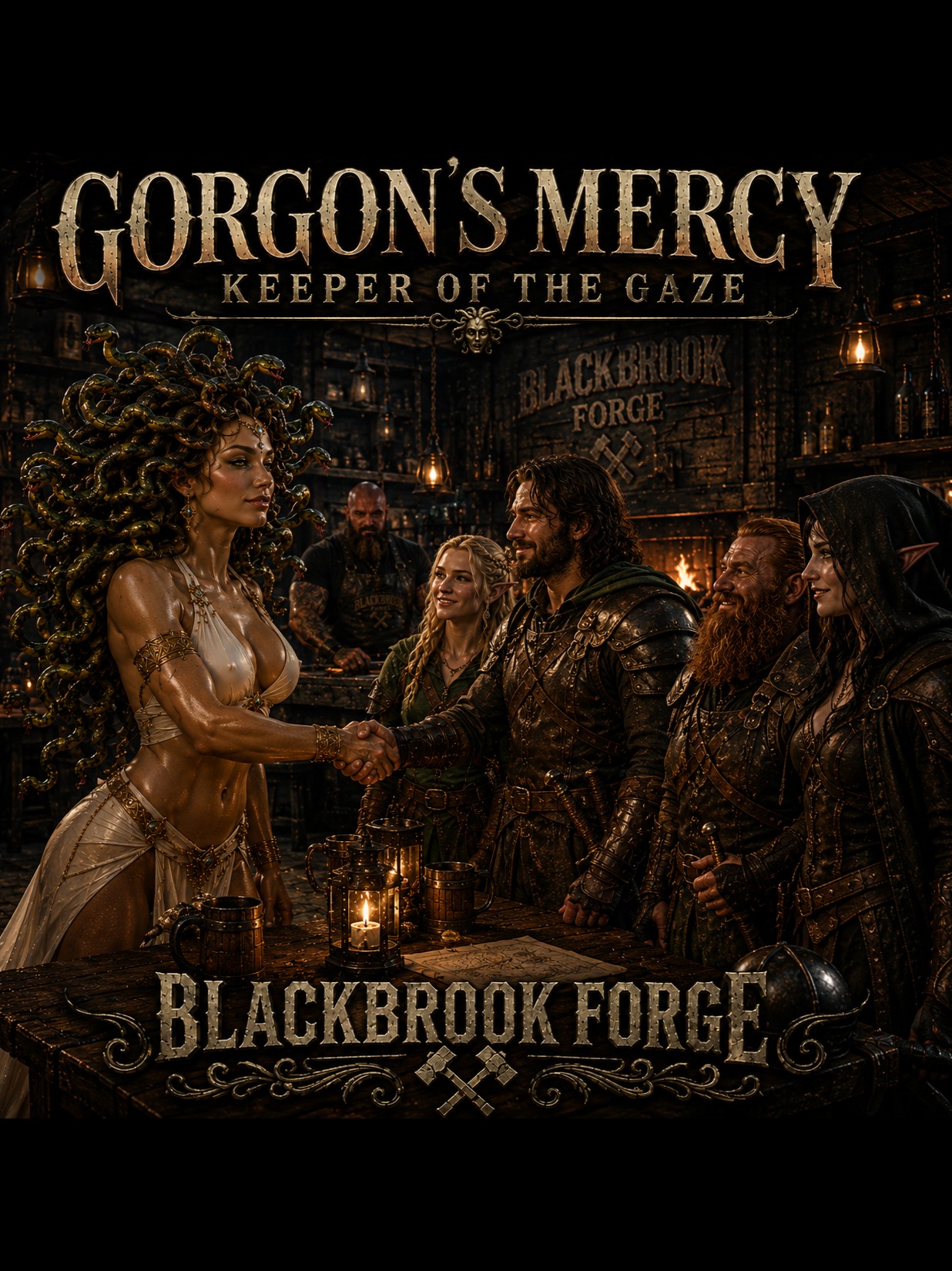 Gorgon's Mercy: Keeper of the Gaze artwork