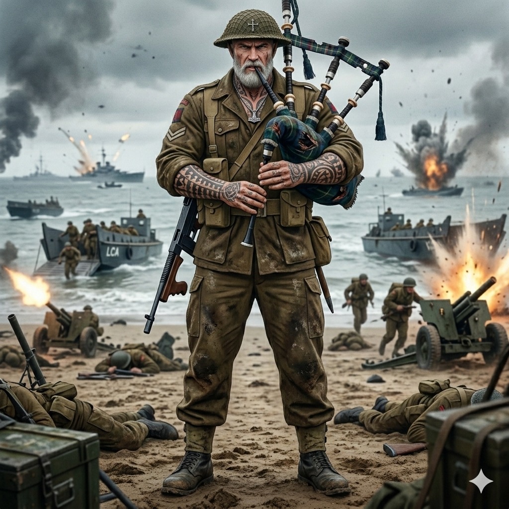 Mad Jack Churchill artwork