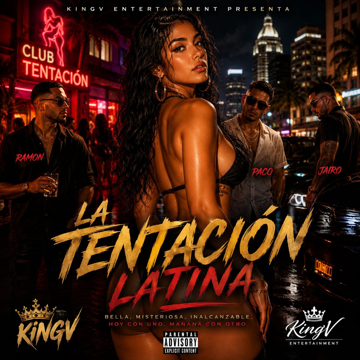 La Tentaciòn Latina - KingV artwork