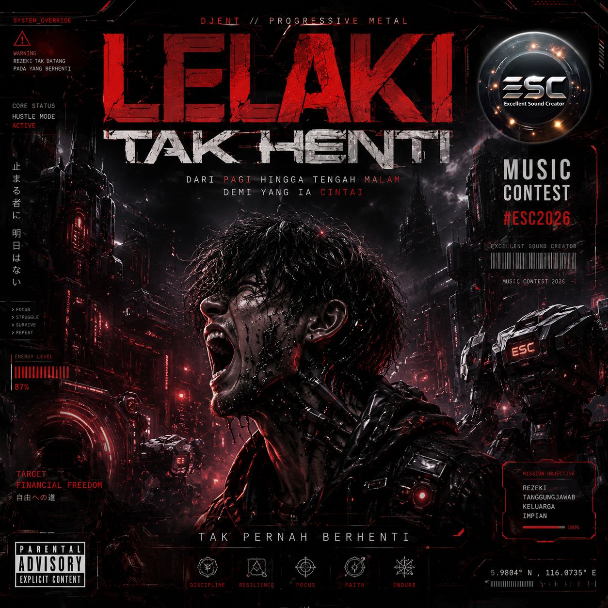 Lelaki X Henti artwork