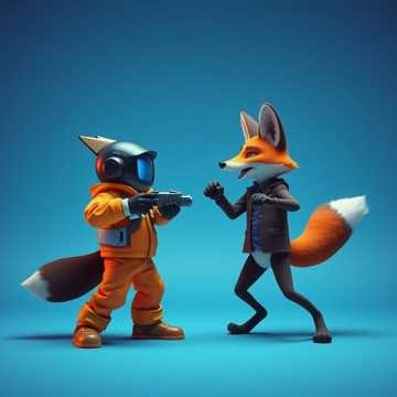 Image for TechM0j0 Vs. Foxy singer 🦊!