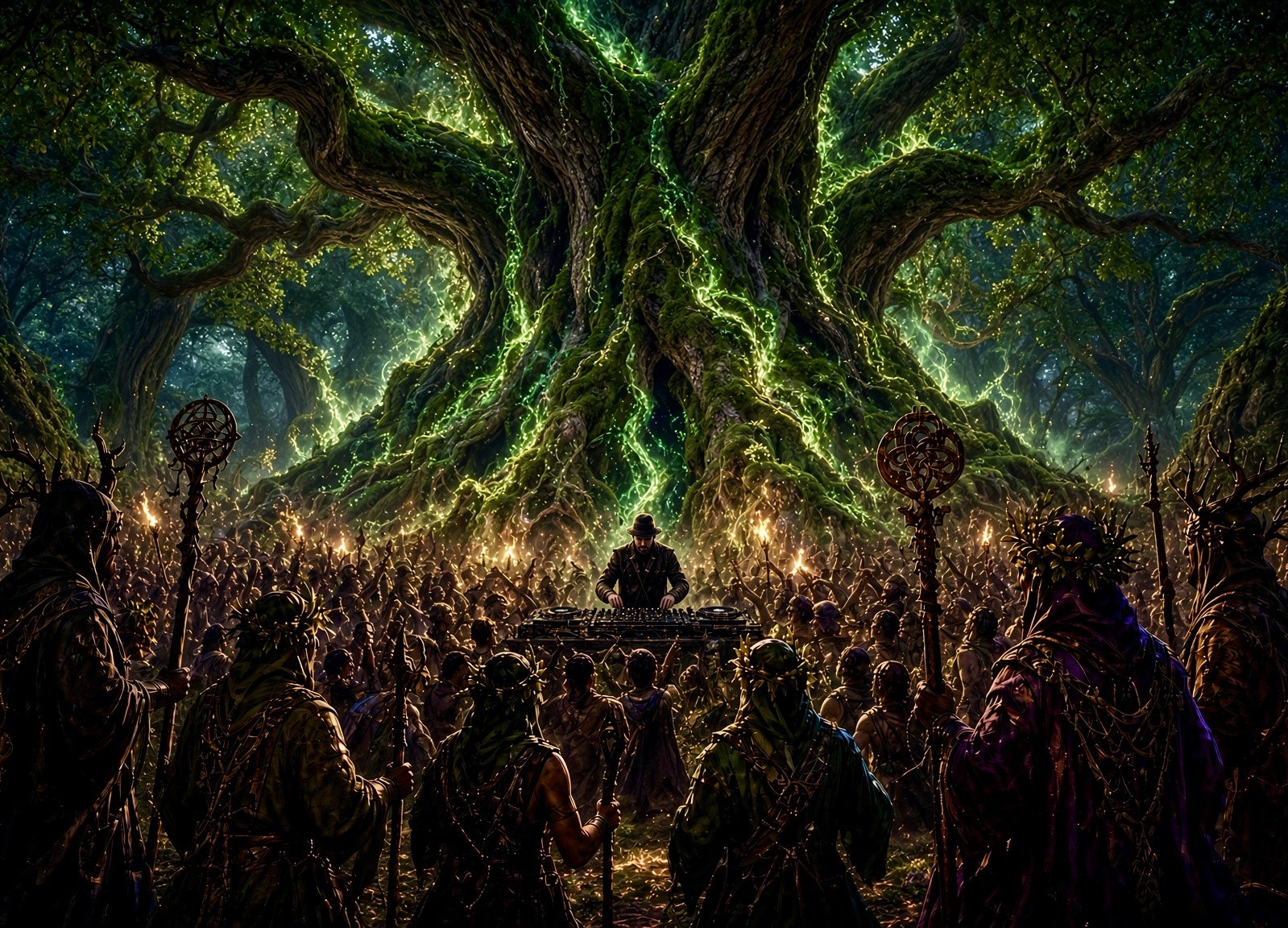 merlin in broceliande mix artwork
