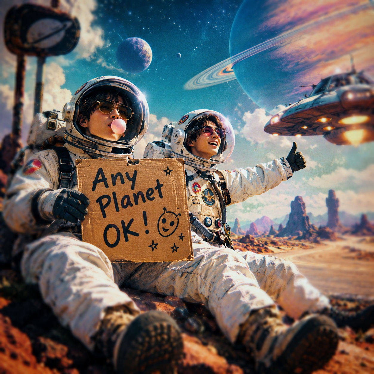 スペース・ヒッチハイク#spaceport artwork