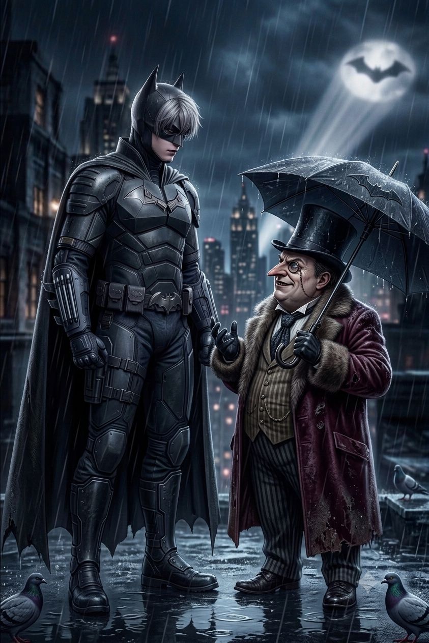 배트맨 vs 펭귄맨 거울의 방 (The Mirror of Gotham) artwork
