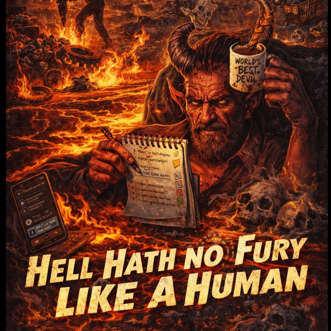 Hell Hath No Fury Like A Human artwork
